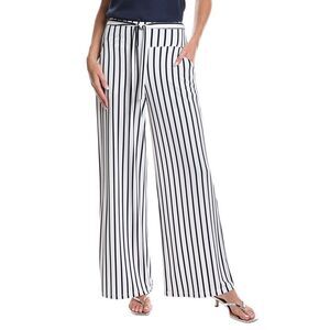 Joseph Ribkoff Womens Tie Waist Pant, White